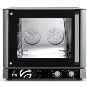 HORNO DE CONVECCIÓN CON VAPOR DIGITAL 4 PARRILLAS 60X40 400V 6300W FM RXD  604 PLUS