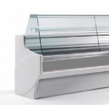 Vitrina Expositora Refrigerada Genérica Cristal Curvo 130x70 Ventilado  Docriluc